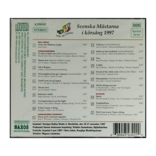 Svenska Mästarna I Körsång 1997: Toner För Miljoner