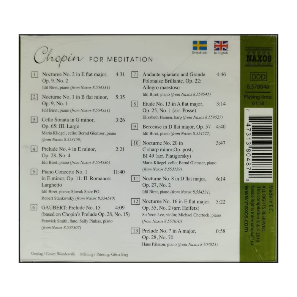 Frédéric Chopin: Chopin For Meditation