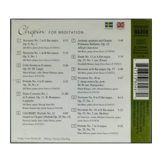 Frédéric Chopin: Chopin For Meditation