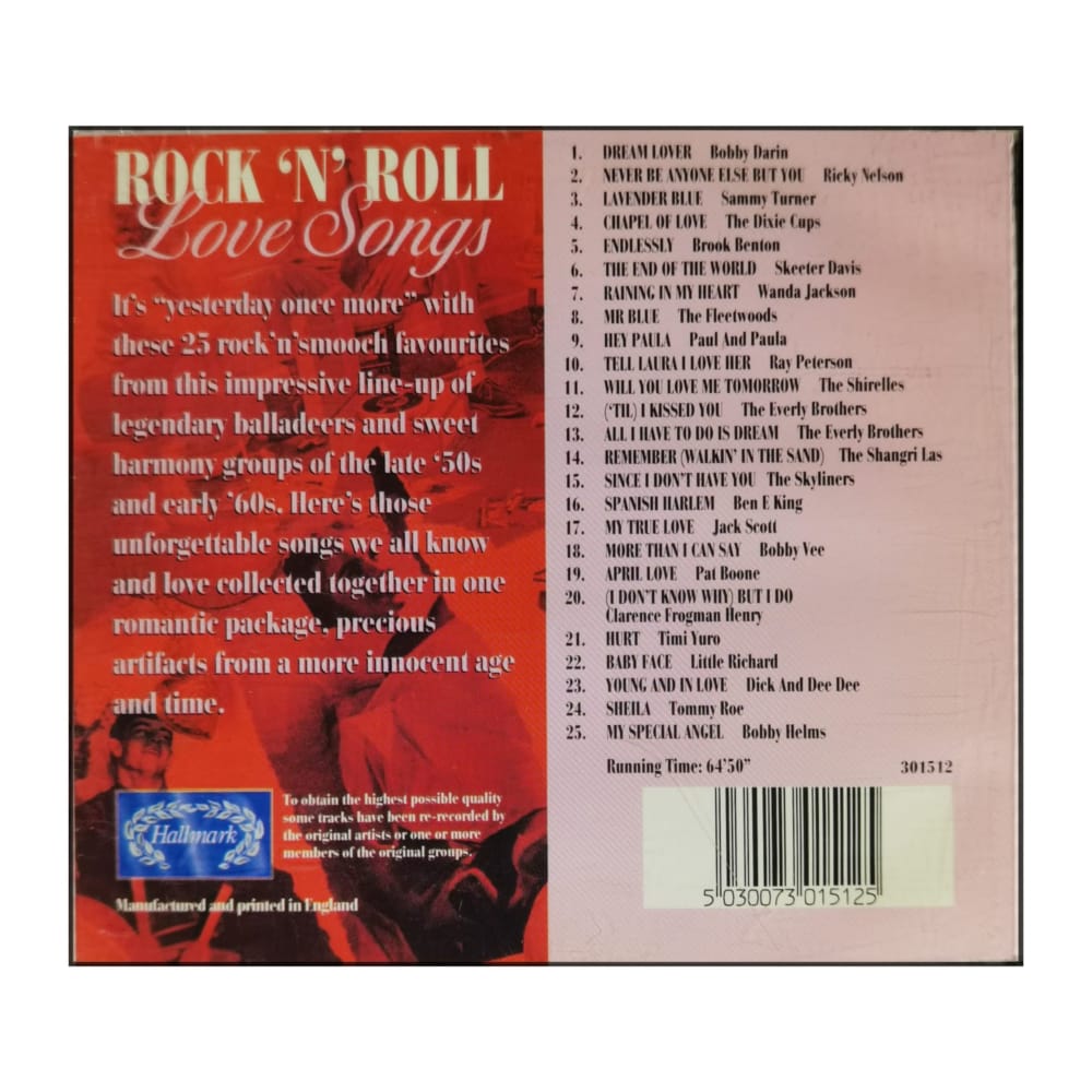 Rock&Roll Love Songs