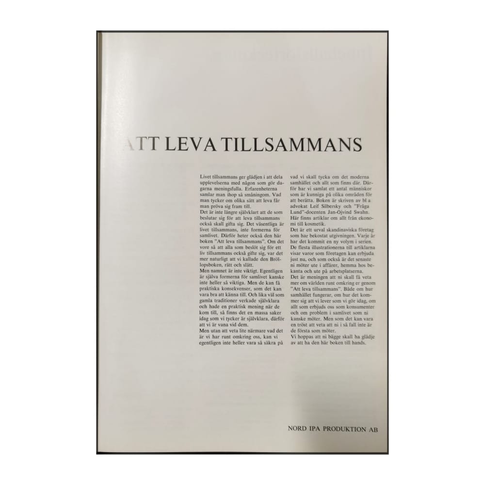 Att Leva Tillsammans