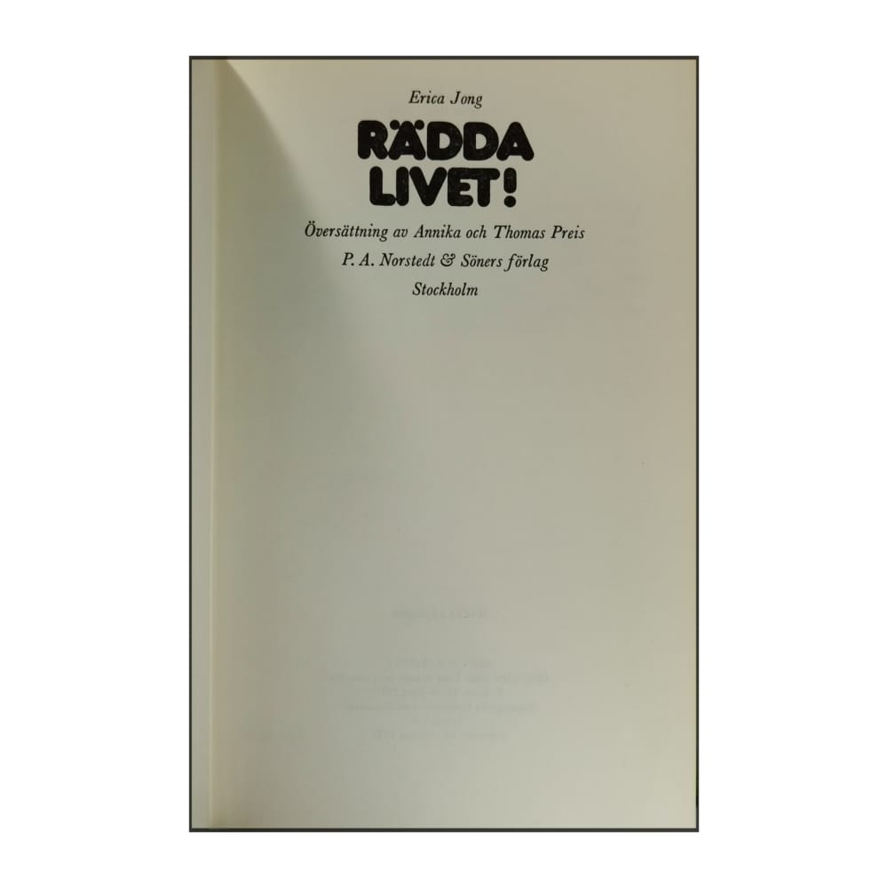 Erica Jog: Rädda Livet