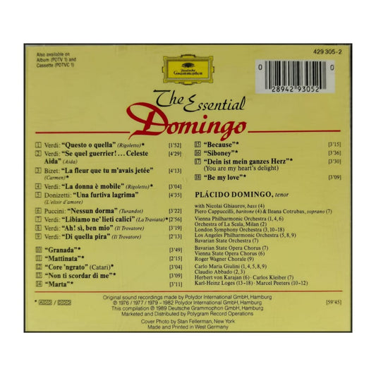 Plácido Domingo: The Essential Domingo: Popular Songs And Arias