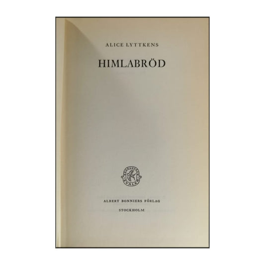 Alice Lyttkens: Himlabröd