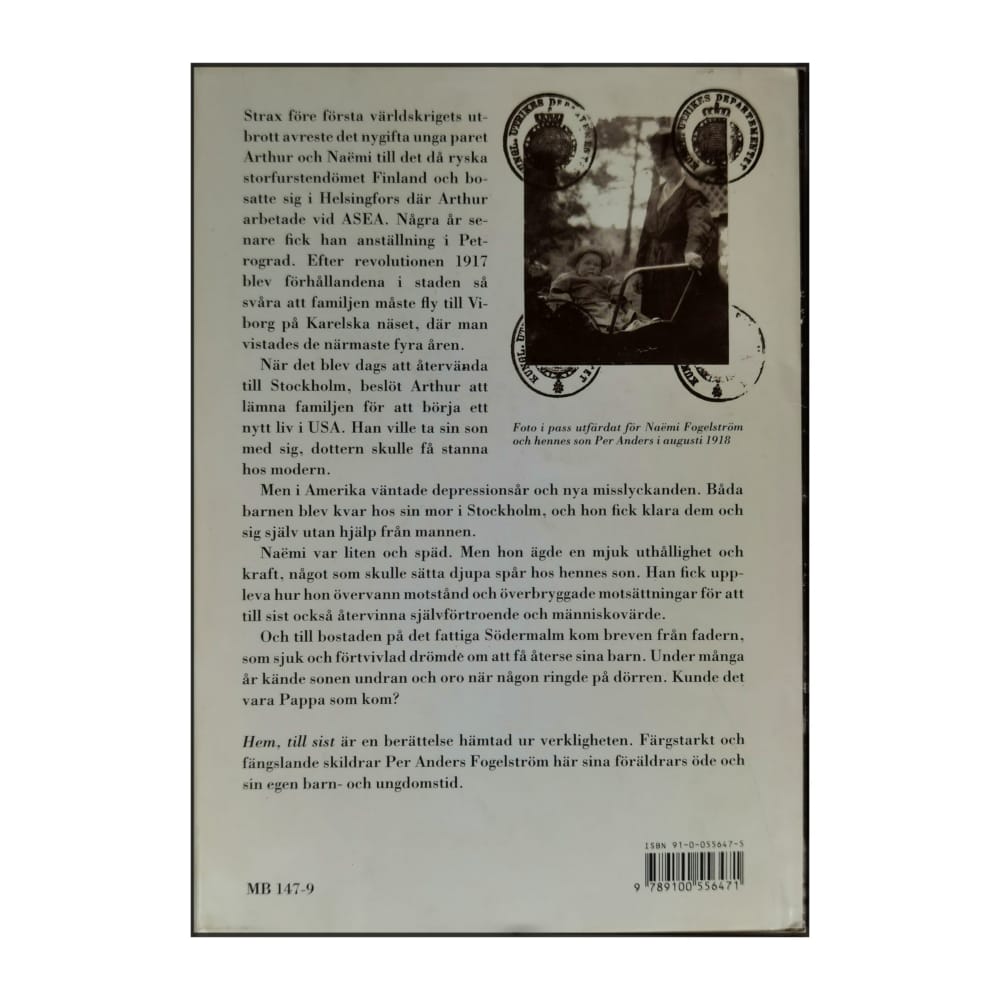 Per Anders Fogelström: Hem Till Sist