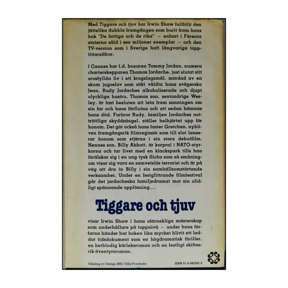 Irwin Shaw: Tiggare Och Tjuv