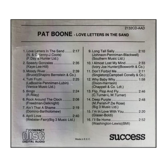 Pat Boone: Love Letters In The Sand