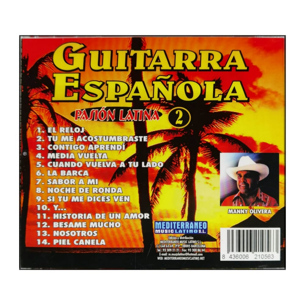Manny Olivera Y Orquesta: Guitarra Española: Pasión Latina 2