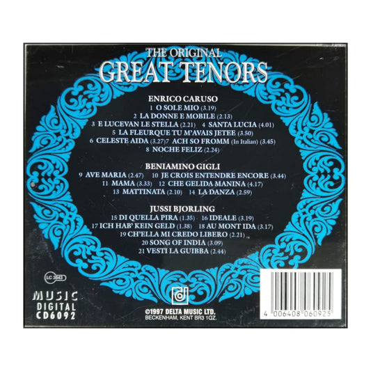 Beniamino Gigli & Enrico Caruso & Jussi Björling: The Original Great Tenors