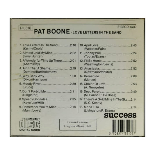 Pat Boone: Love Letters In The Sand