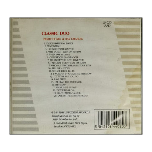 Perry Como & Ray Charles: Classic Duo Easy Listening
