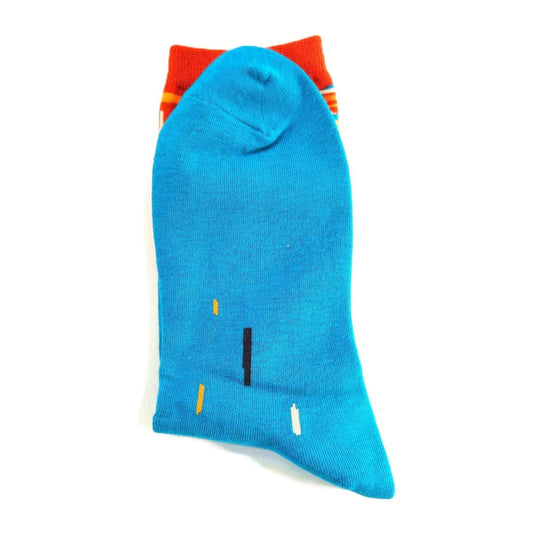 The Scream (M-L) (Blue) Socks