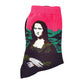 Mona Lisa (M-L) (Red) Socks