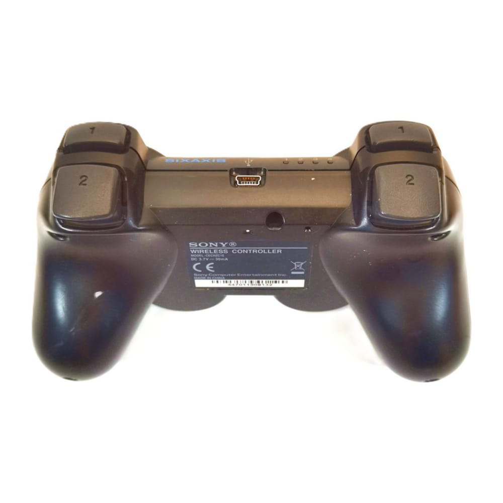 Playstation 3: Controller Wireless Cechzc1E (Black) Ps3 Sony