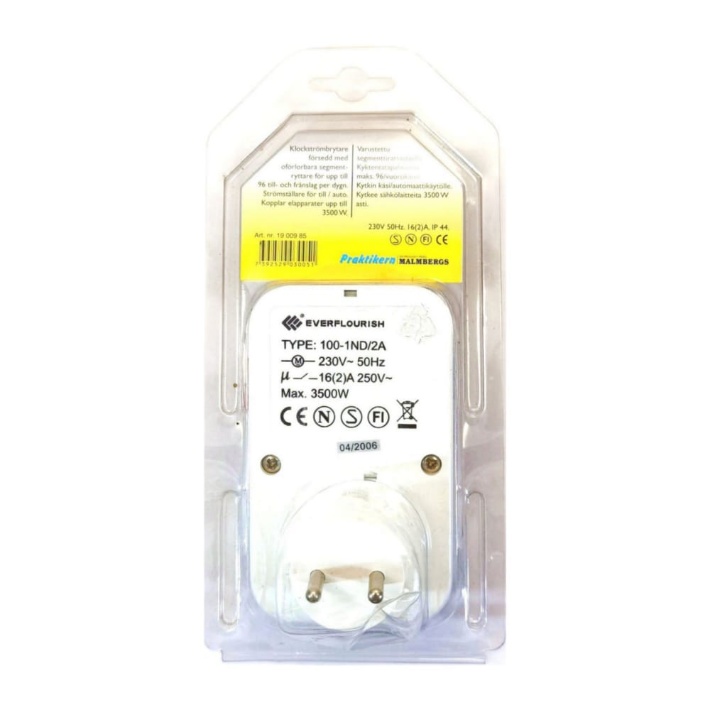 Analog Timer - Klockströmbrytare