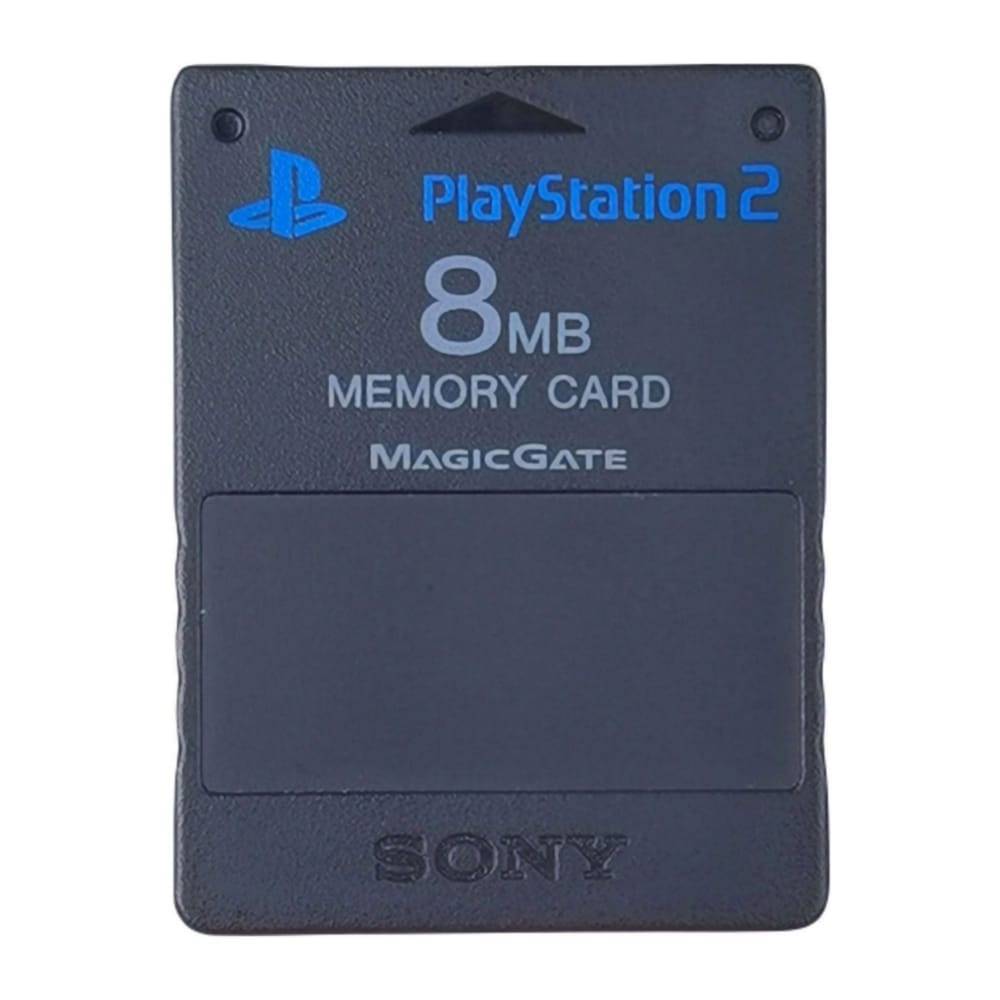 Playstation 2: Memory Card (8Mb) Scph-10020 06-03 (Black) Ps2 Sony