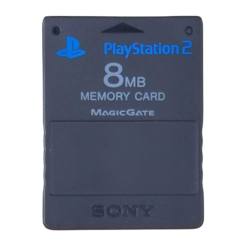 Playstation 2: Memory Card (8Mb) Scph-10020 06-02 (Black) Ps2 Sony