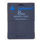 Playstation 2: Memory Card (8Mb) Scph-10020 06-02 (Black) Ps2 Sony
