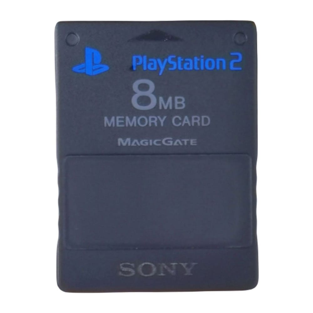 Playstation 2: Memory Card (8Mb) Scph-10020 00-03 (Black) Ps2 Sony