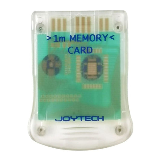 Playstation 1: Memory Card (1Mb) (Transparent) Ps1 Joyteck