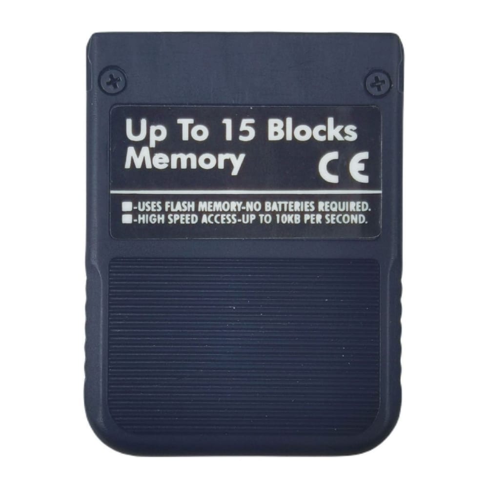 Playstation 1: Memory Card (1Mb) (Black) Ps1