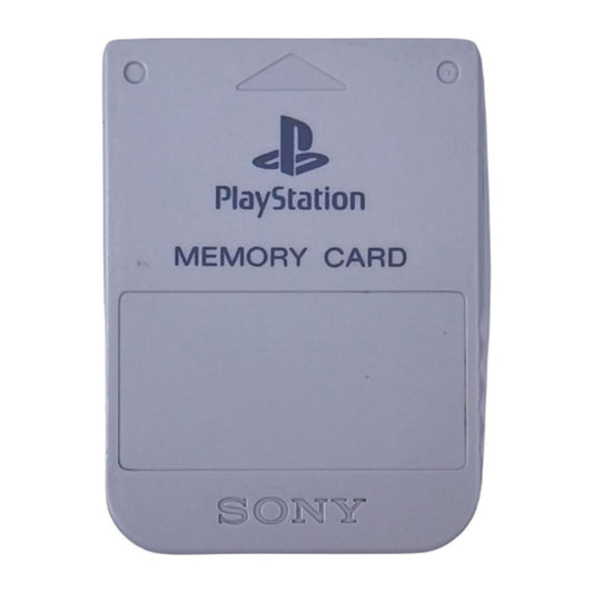 Playstation 1: Memory Card (1Mb) Scph-1020 00-04 (White) Ps1 Sony