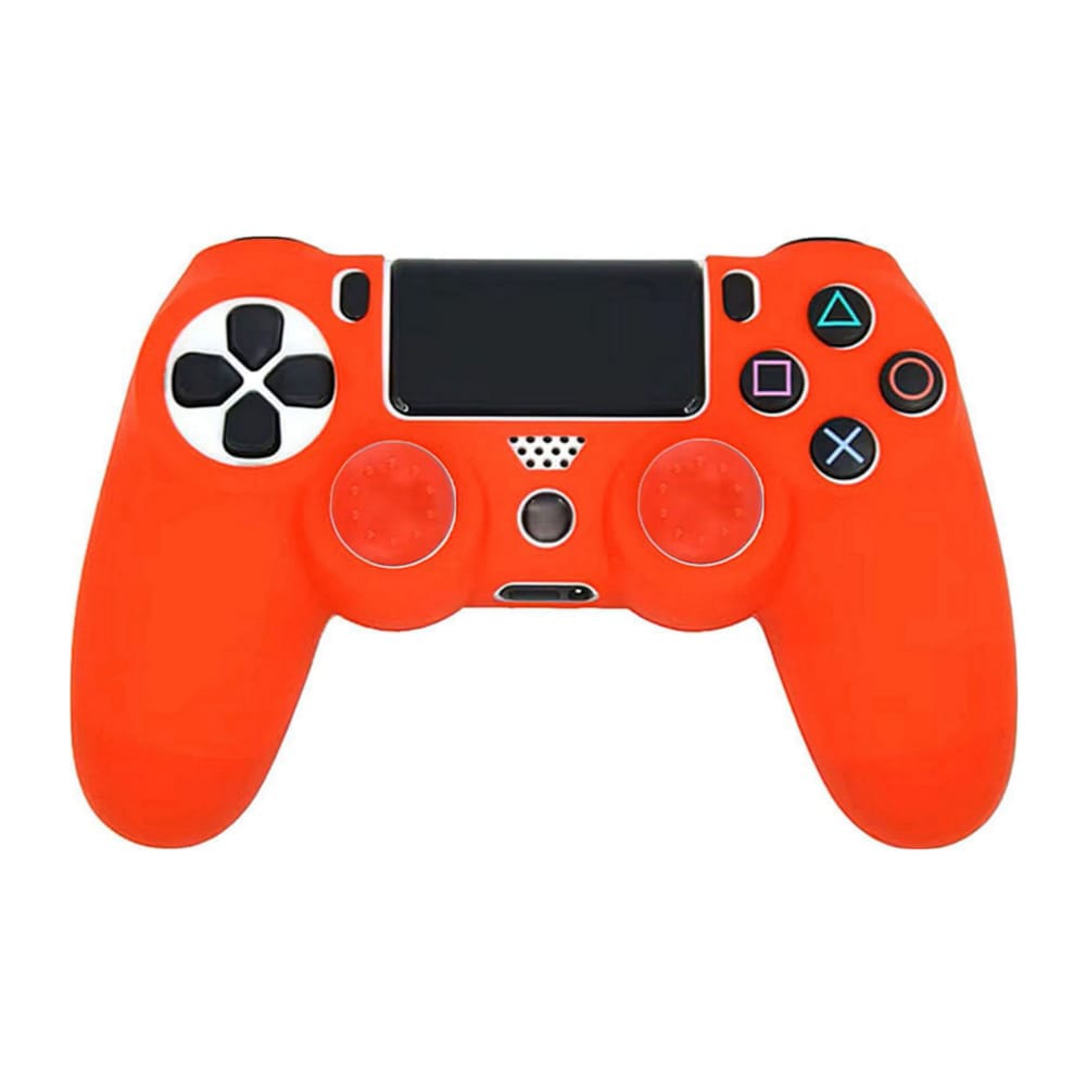 Playstation 4: Controller Silicone + Thumb Grips (Red) Ps4
