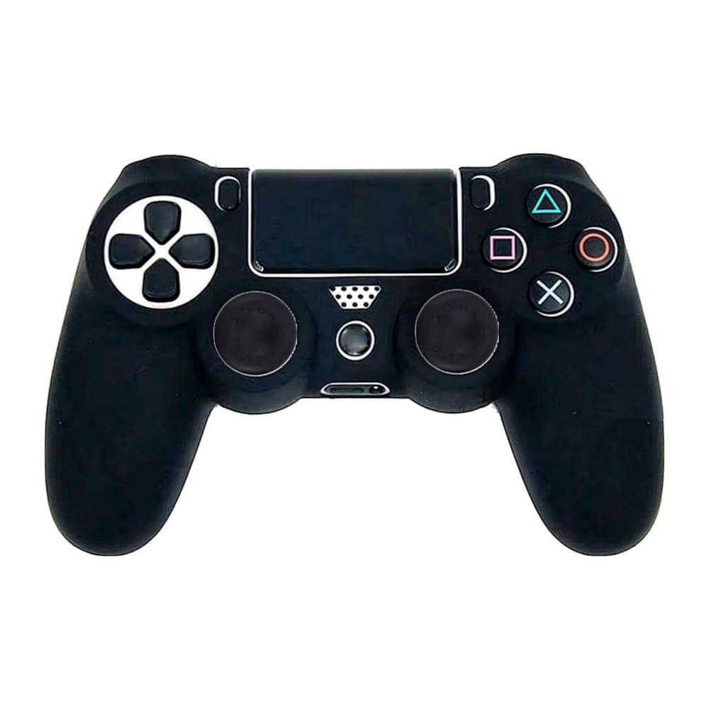 Playstation 4: Controller Silicone + Thumb Grips (Black) Ps4