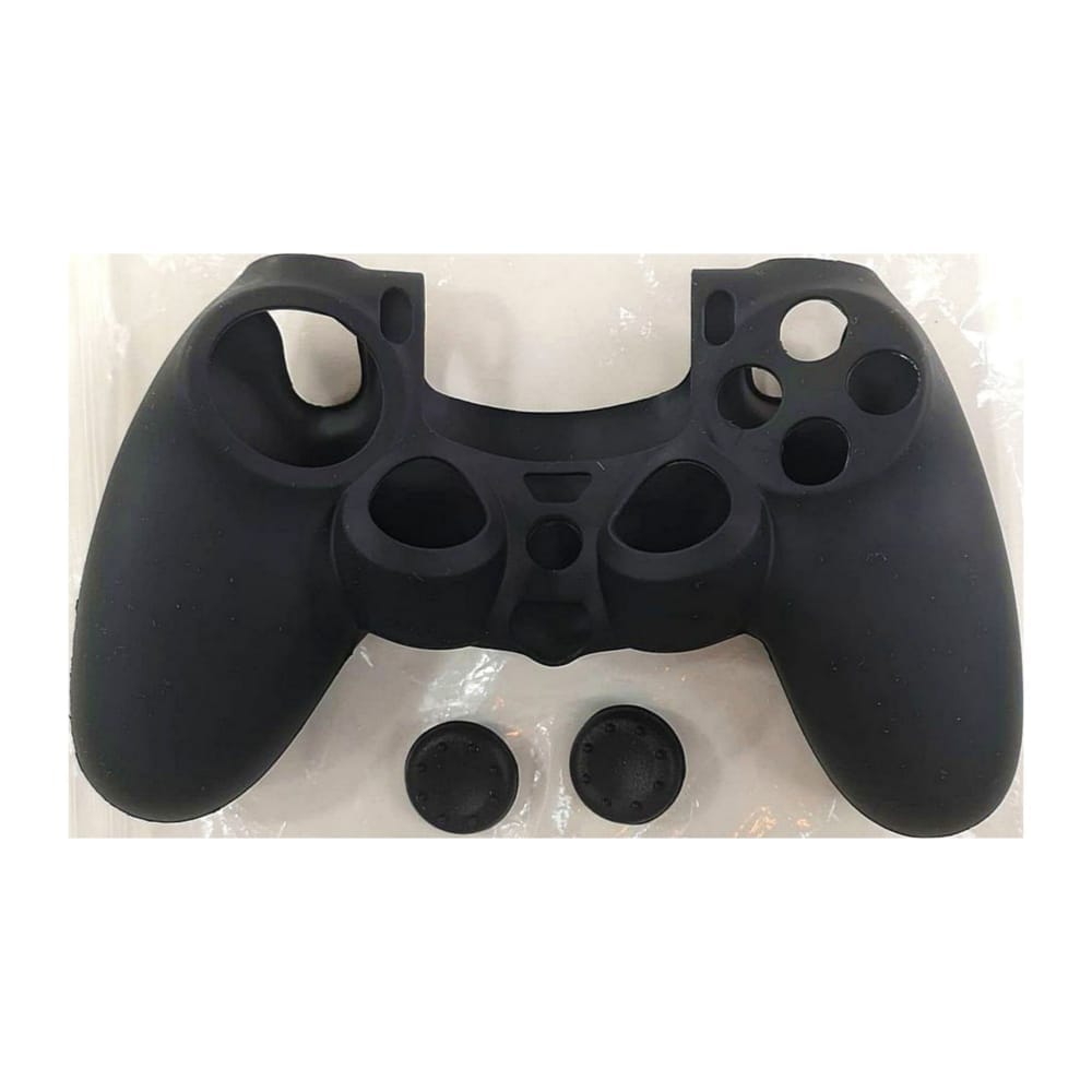 Playstation 4: Controller Silicone + Thumb Grips (Black) Ps4