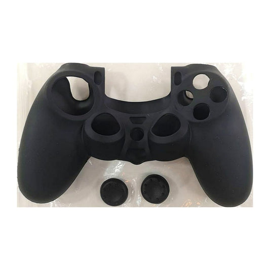 Playstation 4: Controller Silicone + Thumb Grips (Black) Ps4