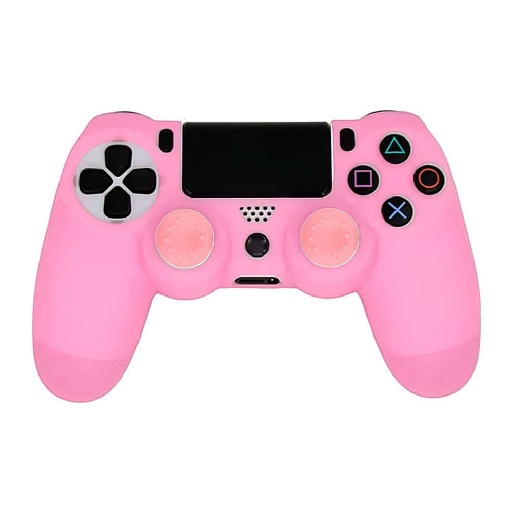 Playstation 4: Controller Silicone + Thumb Grips (Pink) Ps4