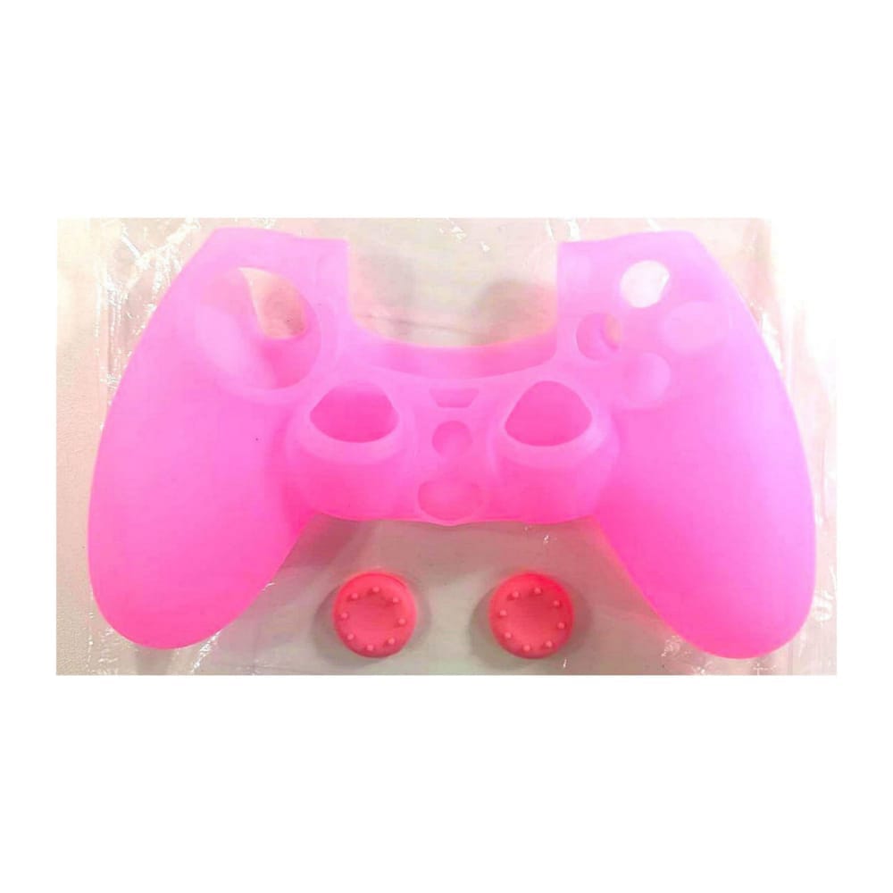 Playstation 4: Controller Silicone + Thumb Grips (Pink) Ps4
