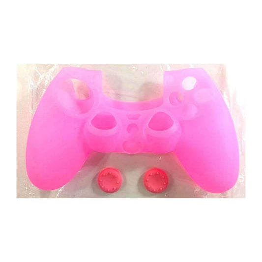 Playstation 4: Controller Silicone + Thumb Grips (Pink) Ps4