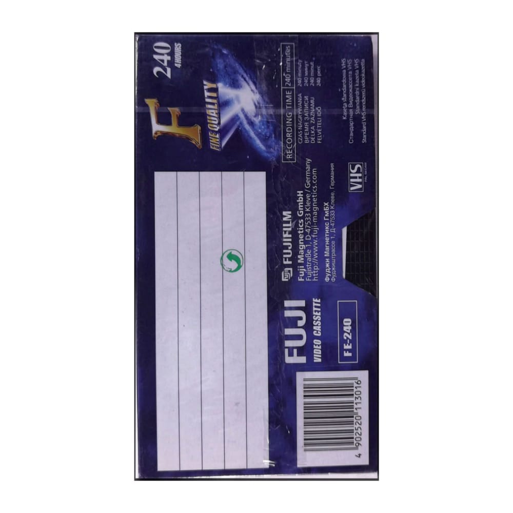 Vhs Tape (240) Fujifilm