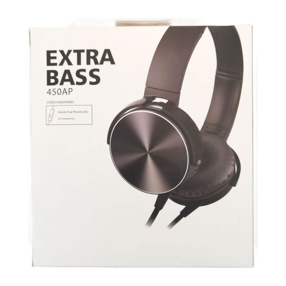 Headphones: Mdr-Xb450Ap (Black)