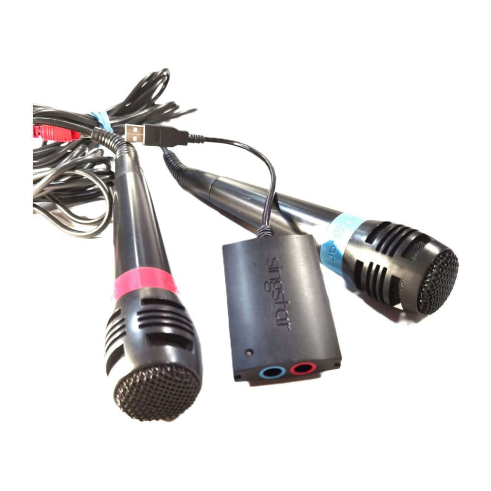 Playstation 2: Singstar Microphone Set Ps2 Sony
