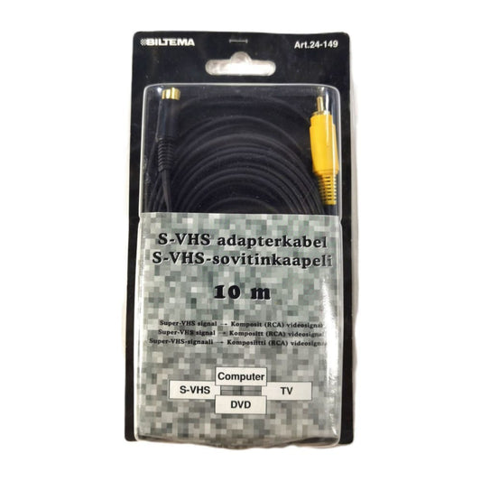 S-Video To Rca 1 (10M) (Black)