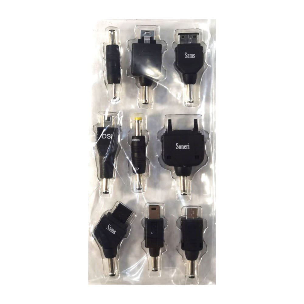 Mobile Phone Power Adapters Universal (9Pcs)