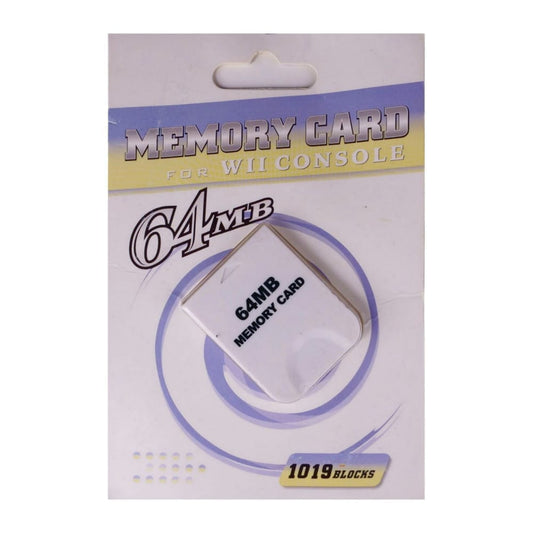 Nintendo Wii: Memory Card (64Mb) White