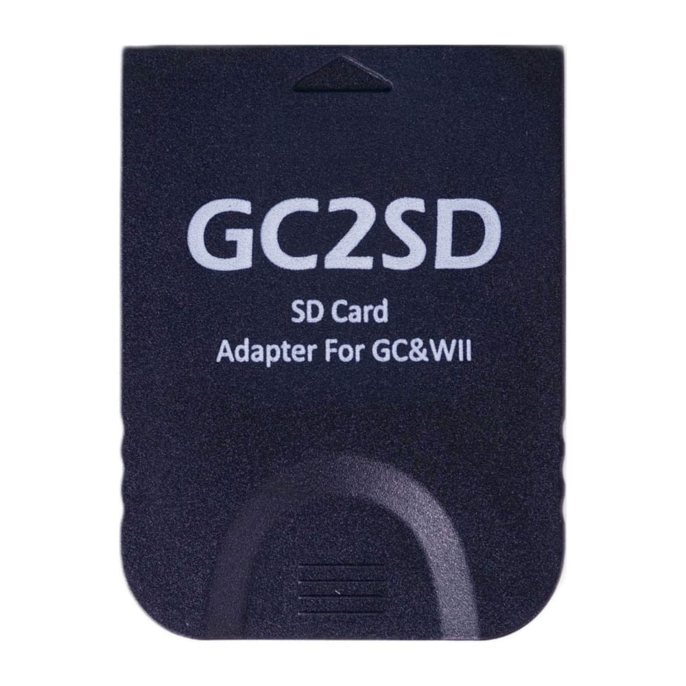 Nintendo Gc Wii: Memory Card Sd Adapter (Black)