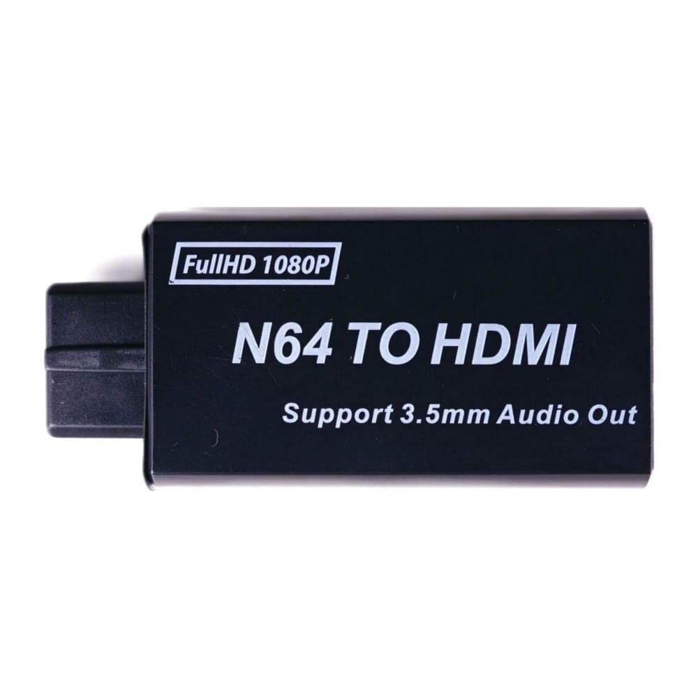 Nintendo 64: Hdmi Adapter (Black) N64