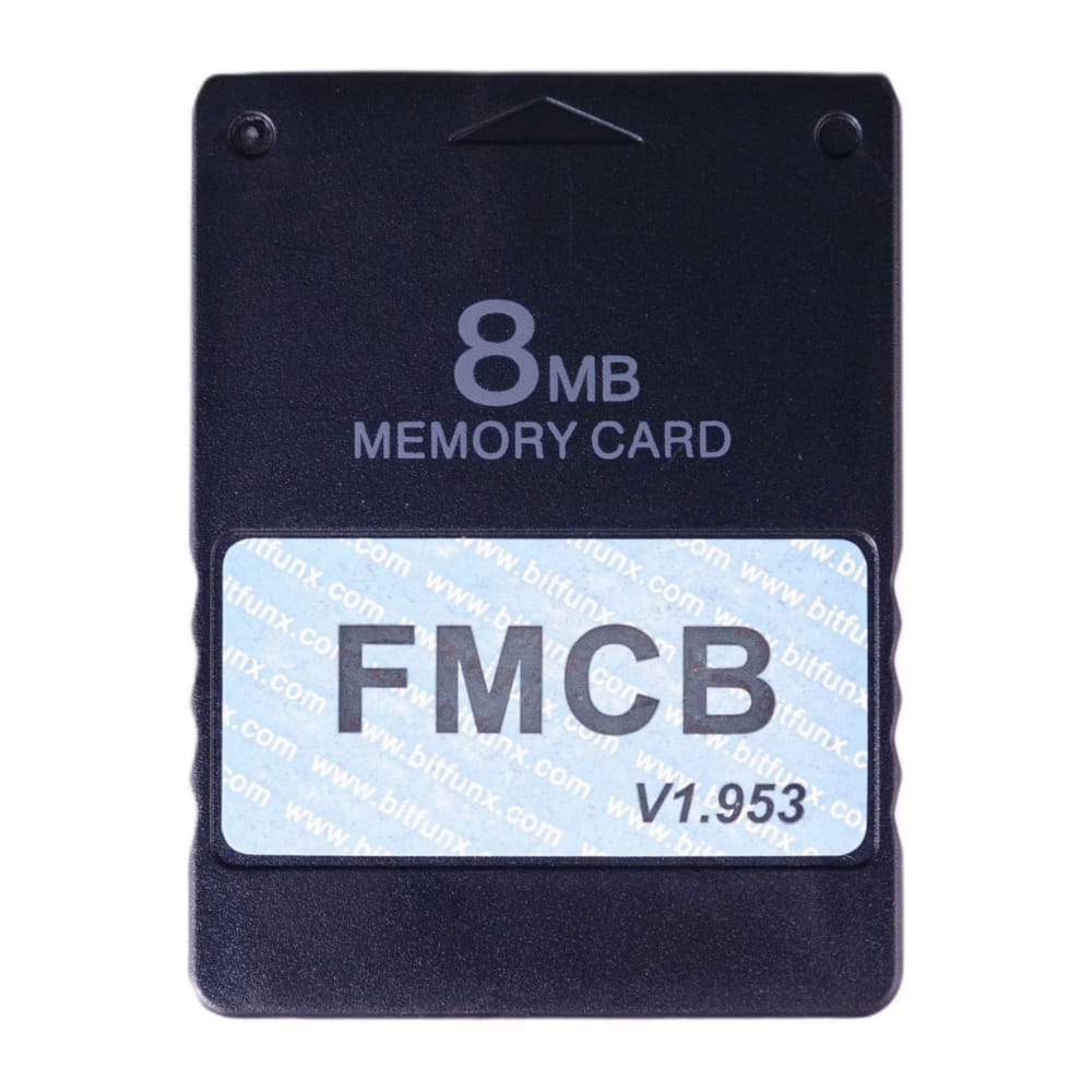 Playstation 2: Memory Card (8Mb) Fmcb V1.953 (Black) Ps2