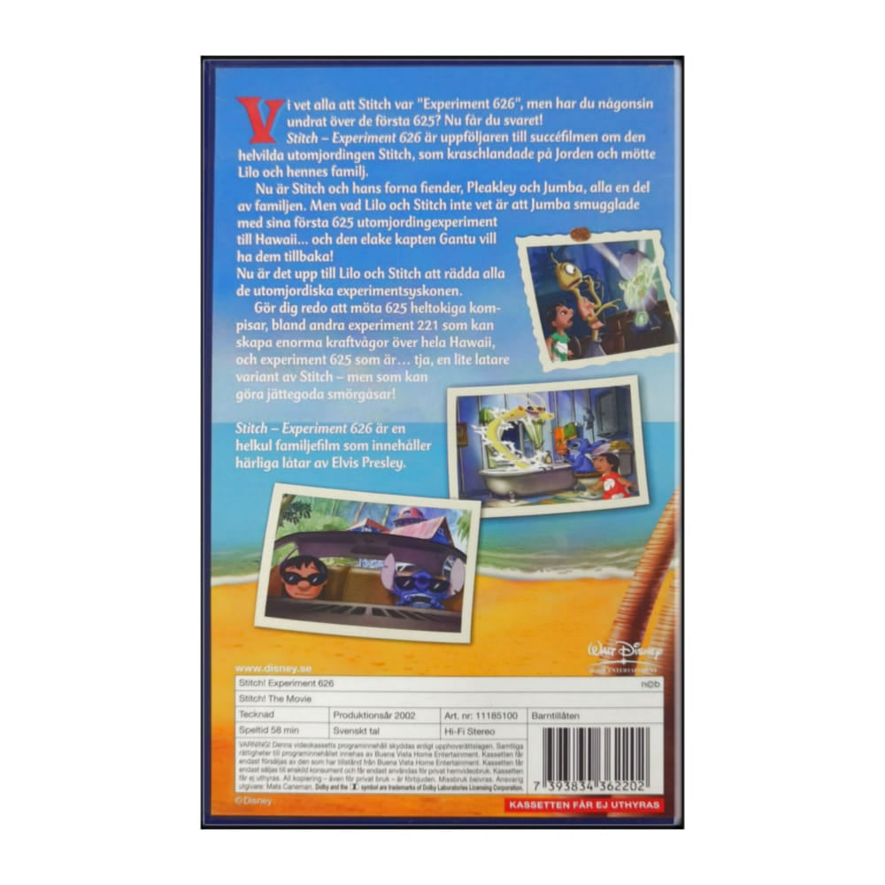 Lilo & Stitch: Stitch! The Movie Experiment 626