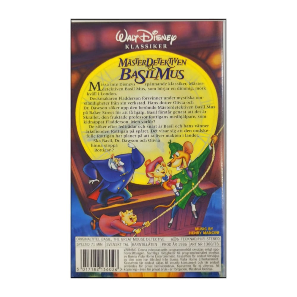 The Great Mouse Detective | Mästerdetektiven Basilmus