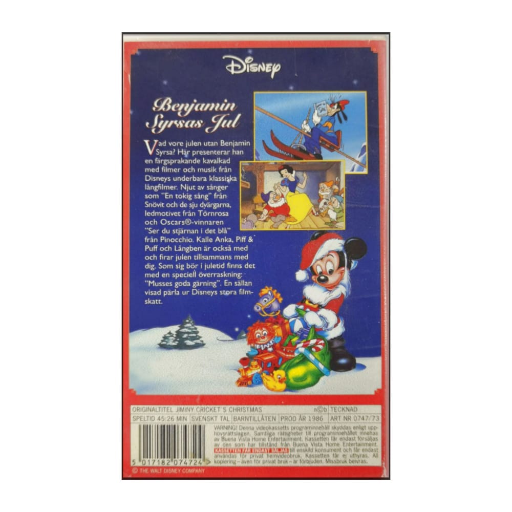 Jiminy Cricket'S Christmas | Benjamin Syrsas Jul