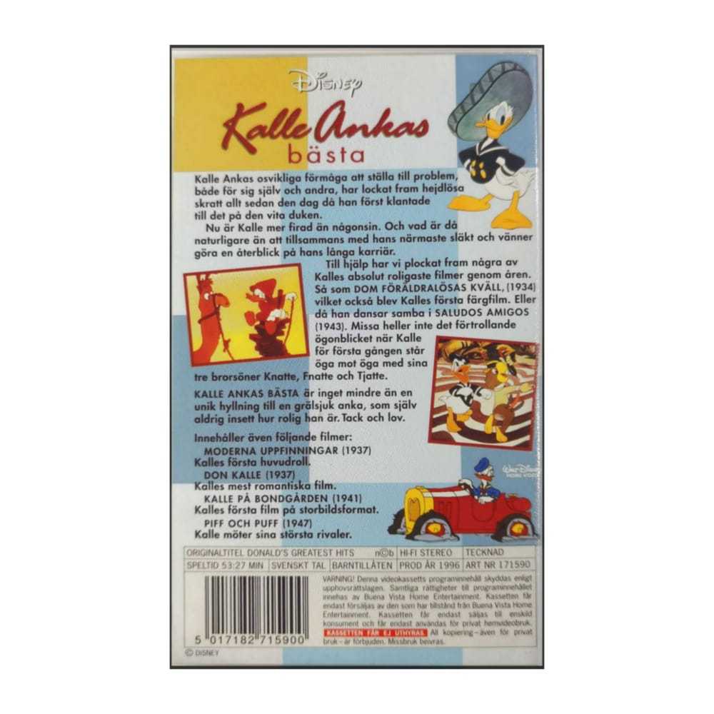 Donald'S Greatest Hits (1996) Kalle Ankas Bästa