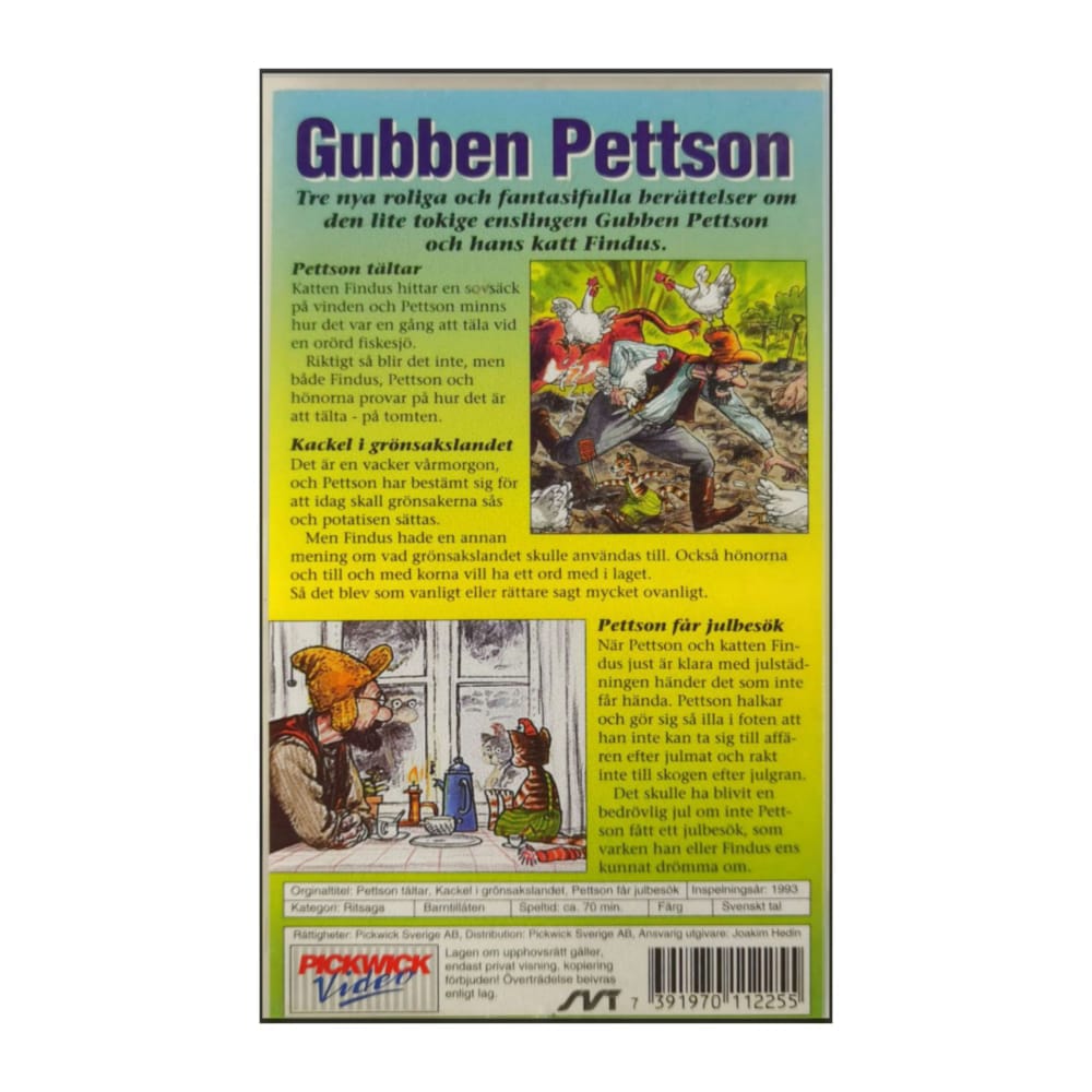 Pettson & Findus: Gubben Pettson Tältar