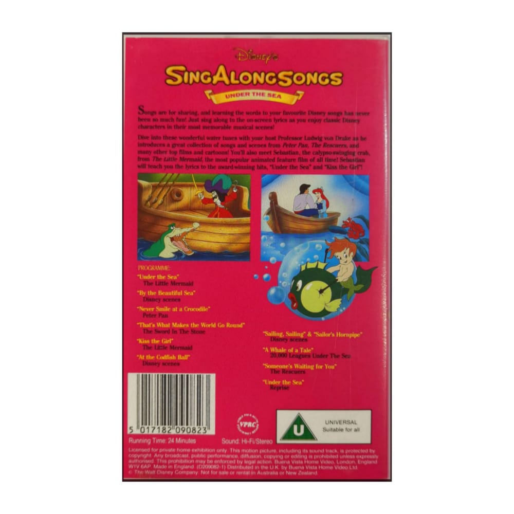Disney Sing-Along-Songs: Under The Sea