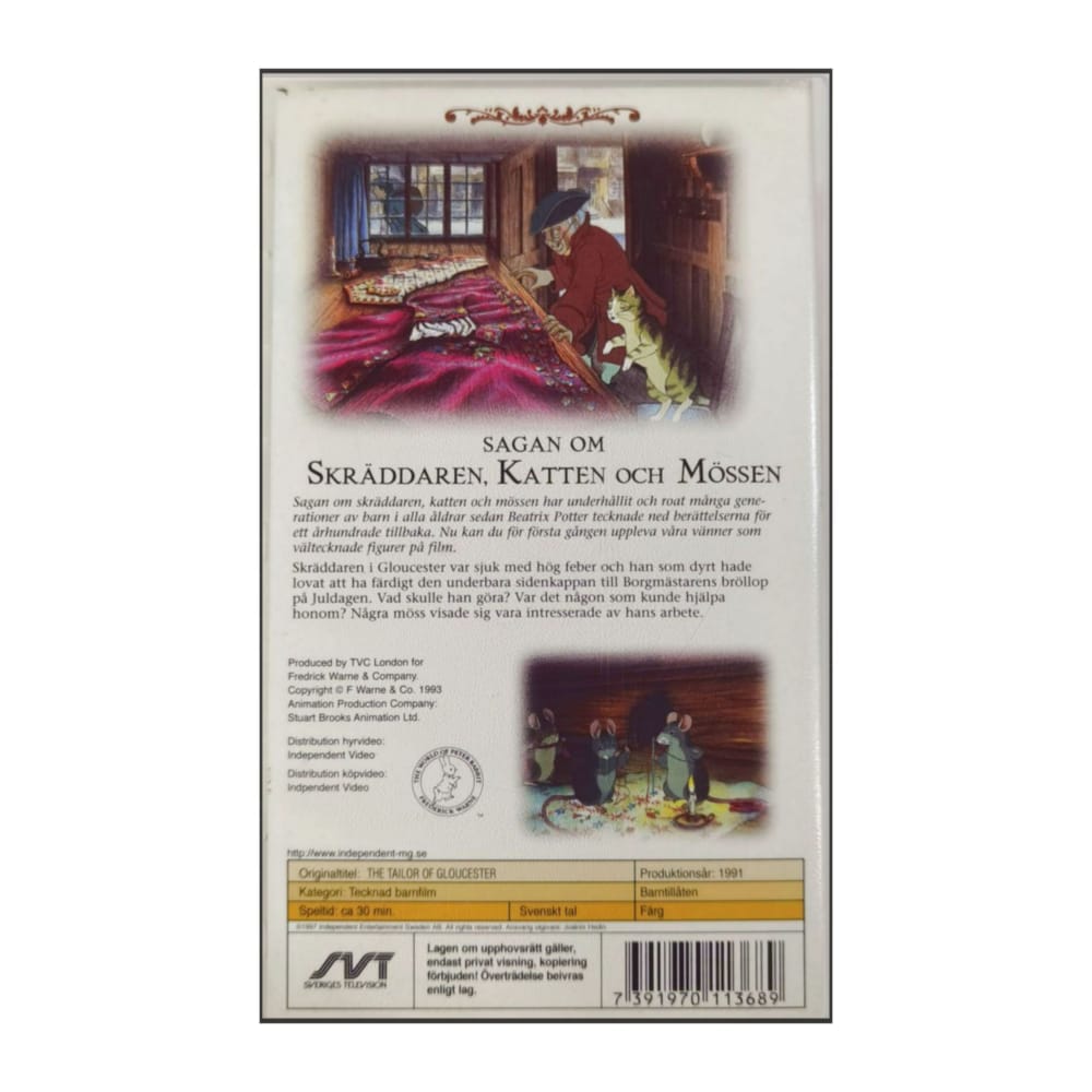 The Tailor Of Gloucester | Sagan Om Skräddaren Katten Och Mössen