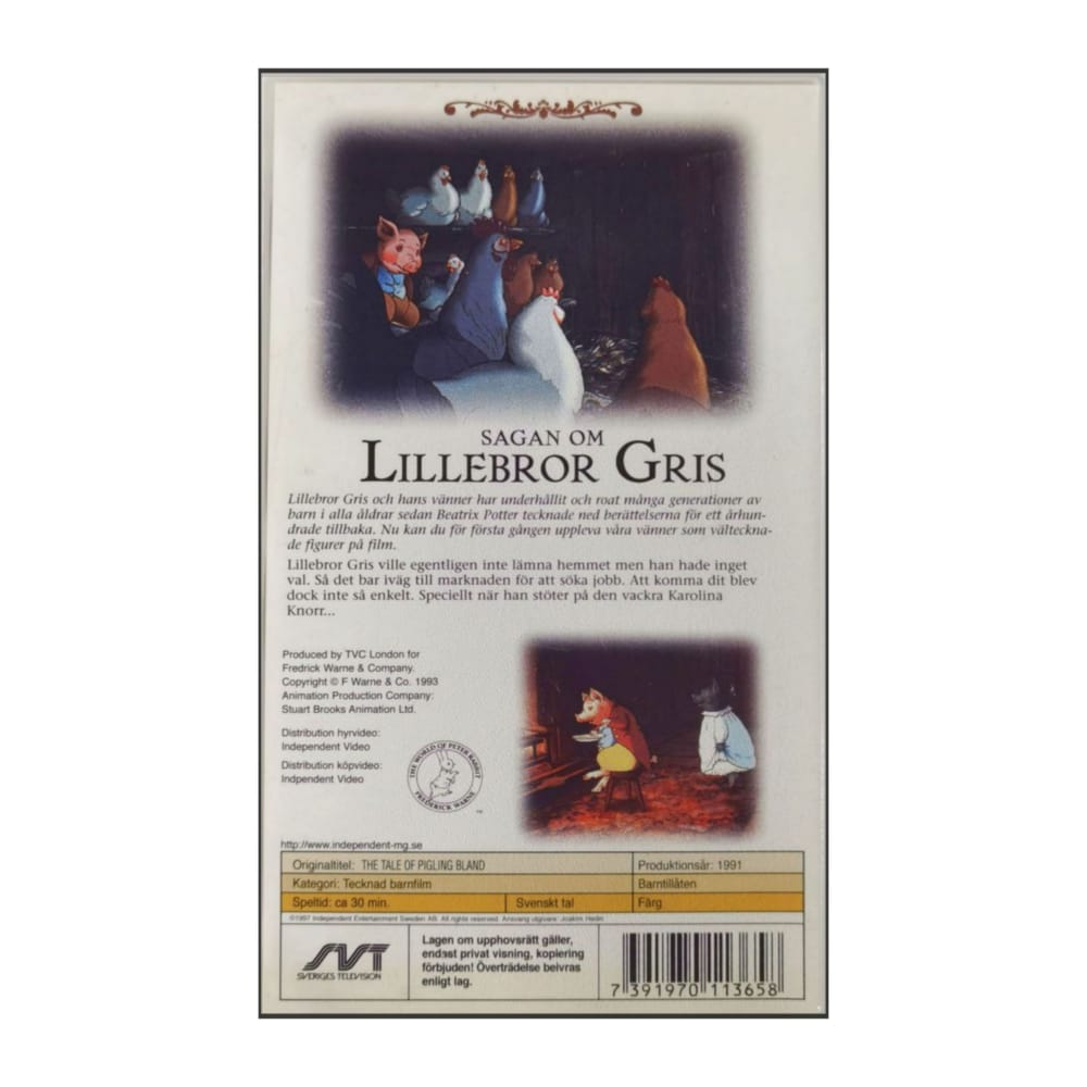 The Tale Of Pigling Bland | Sagan Om Lillebror Gris